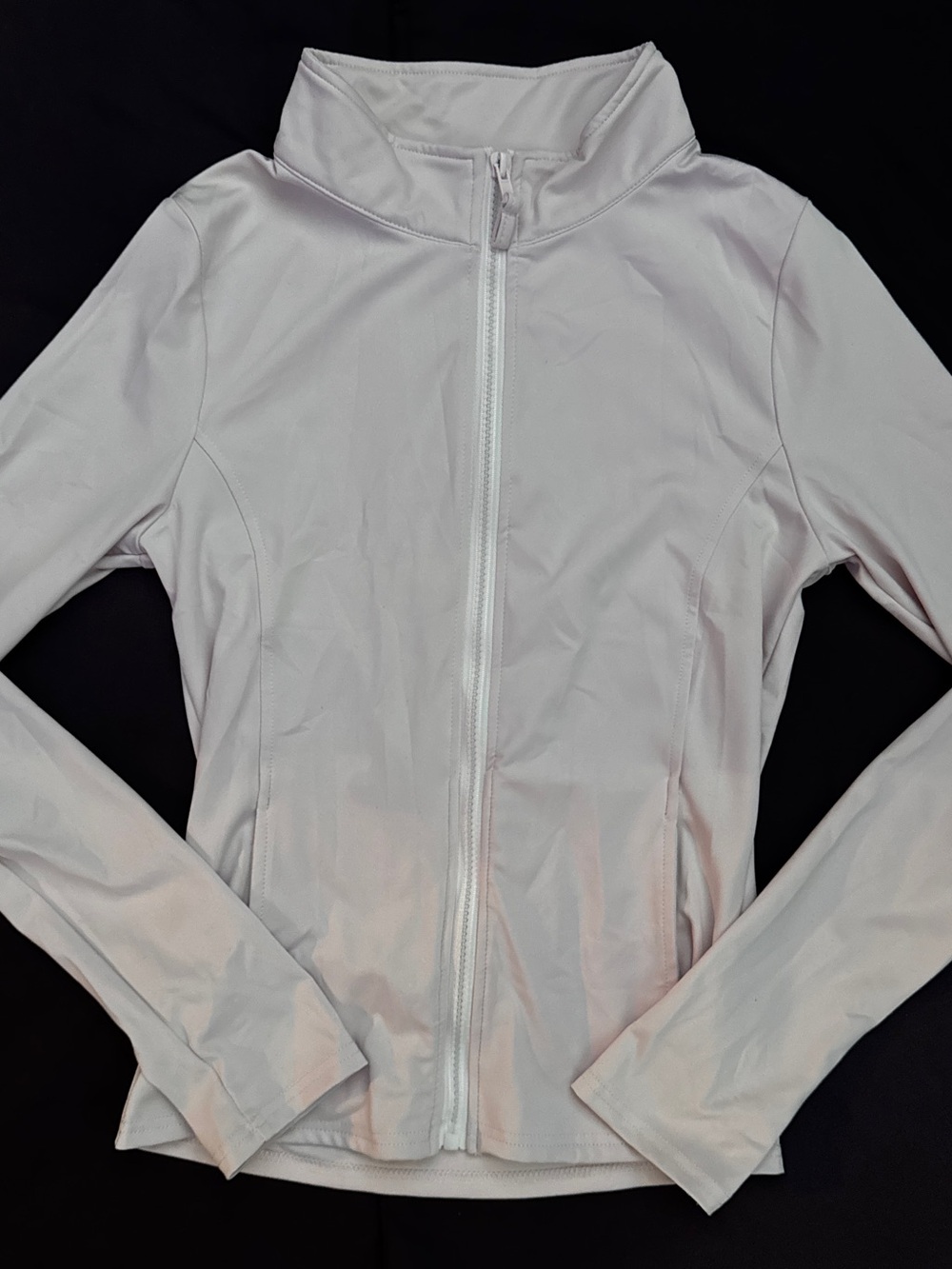 Women's Light Pink Full-Zip Performance Jacket
